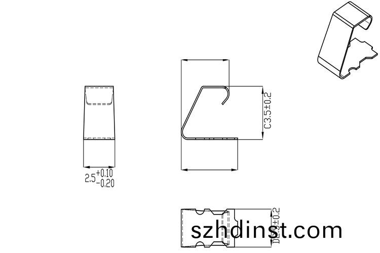 PCB闆接地(di)彈片高(gao)導電性SMT包裝(zhuang)