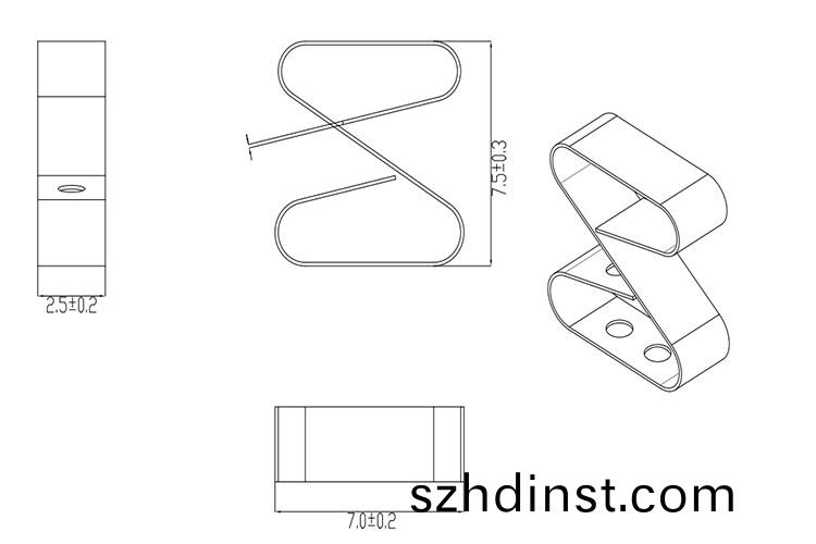 SMD彈片十萬次按壓不(bu)變形